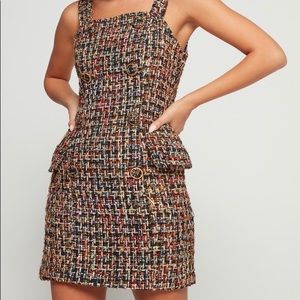 J.O.A Tweed dress